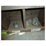 Galvanized Fittings Bottom 2 Rows of Bins