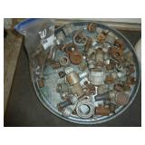 Pail of Pipe Fittings White