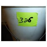 Pail of Pipe Fittings White