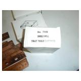 Box Toilet Paper Holders & Copper Straps