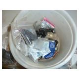 2 Pails of Plumbing Items
