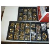 Box of Tray Organizers Brass Fittings