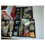 Box of Tray Organizers Brass Fittings