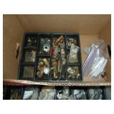 Box of Tray Organizers Brass Fittings