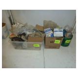 3 Boxes Assorted Plumbing Supplies
