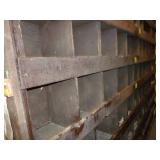 Bins of Taco Flanges & Pipe Nipples 2 Middle Rows