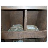 Bins of Taco Flanges & Pipe Nipples 2 Middle Rows