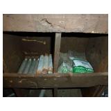 Bins of Taco Flanges & Pipe Nipples 2 Middle Rows