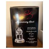 Elvis Presley 9-Inch Anniversary Clock with Box