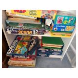 Large Collection of Classic Board Games and Puzzles
