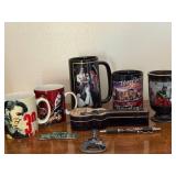 Elvis Presley Collector Mug Set with Graceland Memorabilia