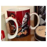 Elvis Presley Collector Mug Set with Graceland Memorabilia