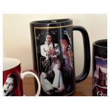 Elvis Presley Collector Mug Set with Graceland Memorabilia