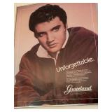 Elvis Presley Graceland Unforgettable Framed Poster