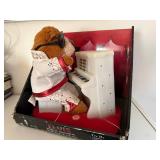 Elvis Musical Animated Bear at Piano with Original Box