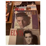 Elvis Presley Record Albums and Calendar Collection