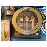 Large Elvis Presley Collectibles Lot Vinyls, Pins, Pez Dispensers, Memorabilia