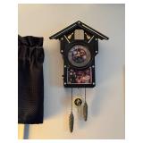 Elvis Presley Wall Cuckoo Clock with Decorative Pinecone Weights