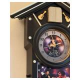 Elvis Presley Wall Cuckoo Clock with Decorative Pinecone Weights