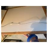 Framed Artwork Trio: Elvis Presley Mosaic, Floral Painting, and Washington DC Cityscape