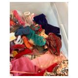 Large Barbie Doll and Accessory Collection in Storage Bin