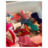 Large Barbie Doll and Accessory Collection in Storage Bin