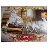 Graham Nat Porcelain Christmas Ensemble Collector