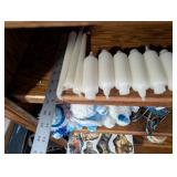 Snow Buddies Winter Figurines and Plush Lot with Candle Holders