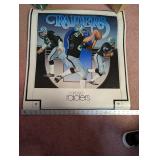 Set of 3 Large Vintage and Collectible Posters: Halo Reach Limited Edition, 1979 Oakland Raiders NFL, 1993 White Bear Winterfest