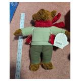 Holiday Plush Collection Including Limited Edition Bear, Teddy, Santa, and Hanging Decor