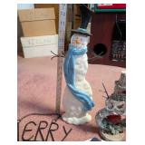 Christmas Holiday Decor Collection with Metal Wall Hangings, Snowmen, and Photo Frames