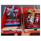 Collection of 7 Holiday and Christmas Figurines and Decorations
