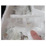 11-Piece Porcelain Nativity Set with Gold Accents in Original Box