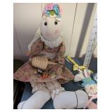 Easter and Spring Bunny Decor Collection with Signs and Figurines