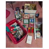 Large Collection of Christmas Ornaments and Holiday Decorations