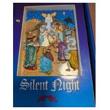 Vintage Christmas Decor Collection with Music Boxes and Candle Holders