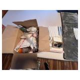 Large Collection of Sewing and Craft Supplies with Storage Drawers