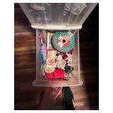 Large Collection of Sewing and Craft Supplies with Storage Drawers