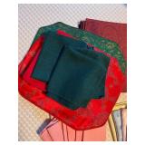 Collection of Holiday and Floral Table Linens and Placemats