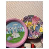 Large Collection of Holiday and Birthday Paper Party Supplies with Napkins, Plates, Cups, and Decorations