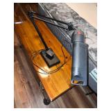 Swing Arm Desk Lamp with Adjustable Base and Power Adapter