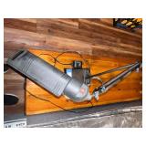 Swing Arm Desk Lamp with Adjustable Base and Power Adapter