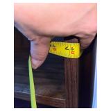 Wood Grain Adjustable Bookshelf 72x31x12 Inches