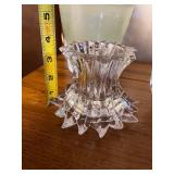 Collection of Crystal Decor and Silver-Plated Serving Trays