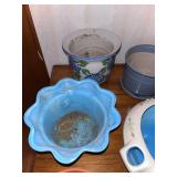 Assorted Ceramic and Clay Planters and Bowls Collection