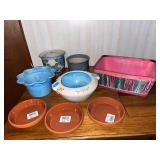 Assorted Ceramic and Clay Planters and Bowls Collection