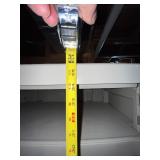 Suncast Plastic Storage Cabinet with Shelves and Locking Handle