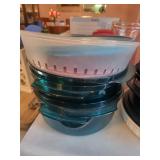 Assorted Tupperware and Plastic Food Storage Container Collection