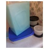 Assorted Tupperware and Plastic Food Storage Container Collection
