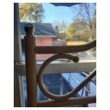 White Metal and Wood Kitchen Baker